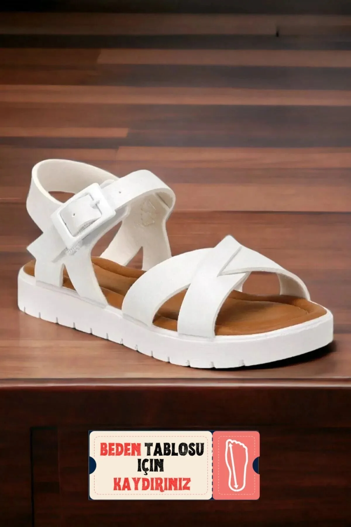 Ponchiq Modatamam Beyaz Unisex Çocuk Sandalet 28 Beden Unisex Sandalet Fiyatı