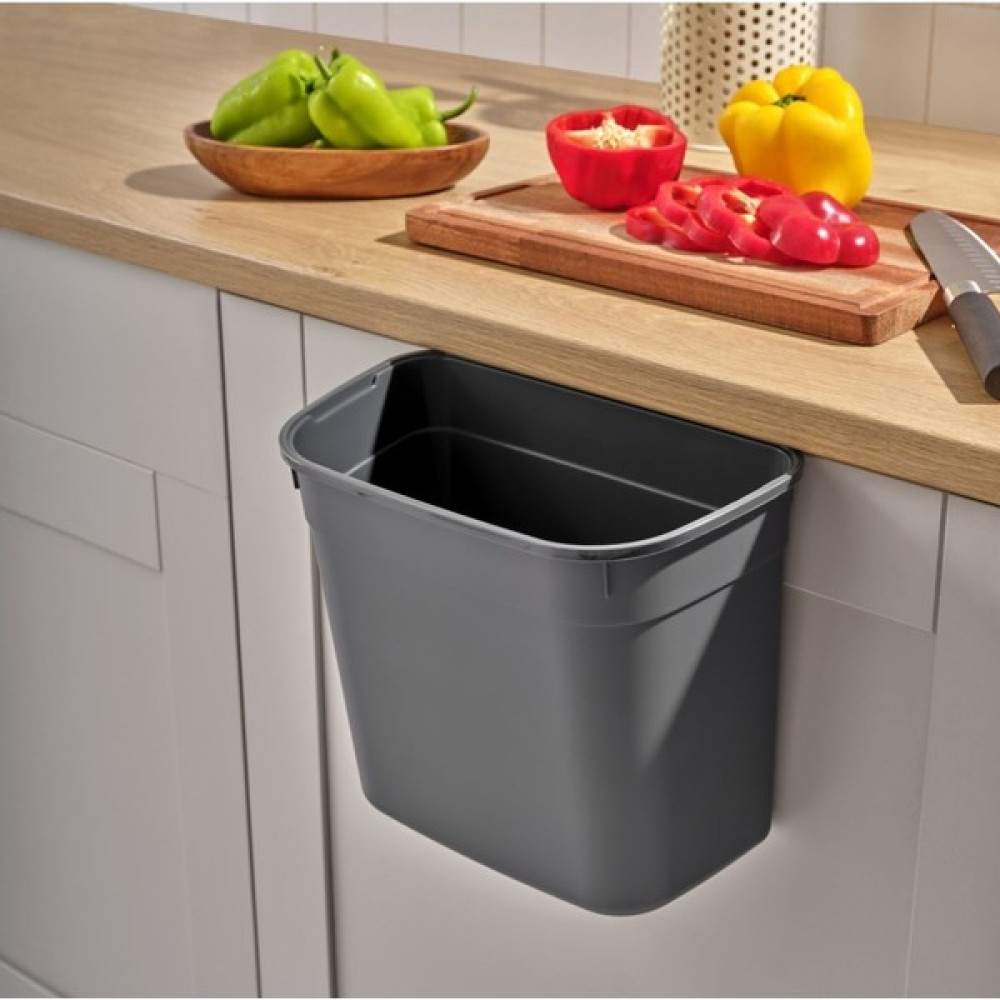 Ponçik Store 7lt Dolap Içi Askılı Çöp Kovası, Dolap Kapağı Asmalı Mutfak Banyo Çöp Kutusu - 1 Adet Temizlik Malzemeleri Fiyatı