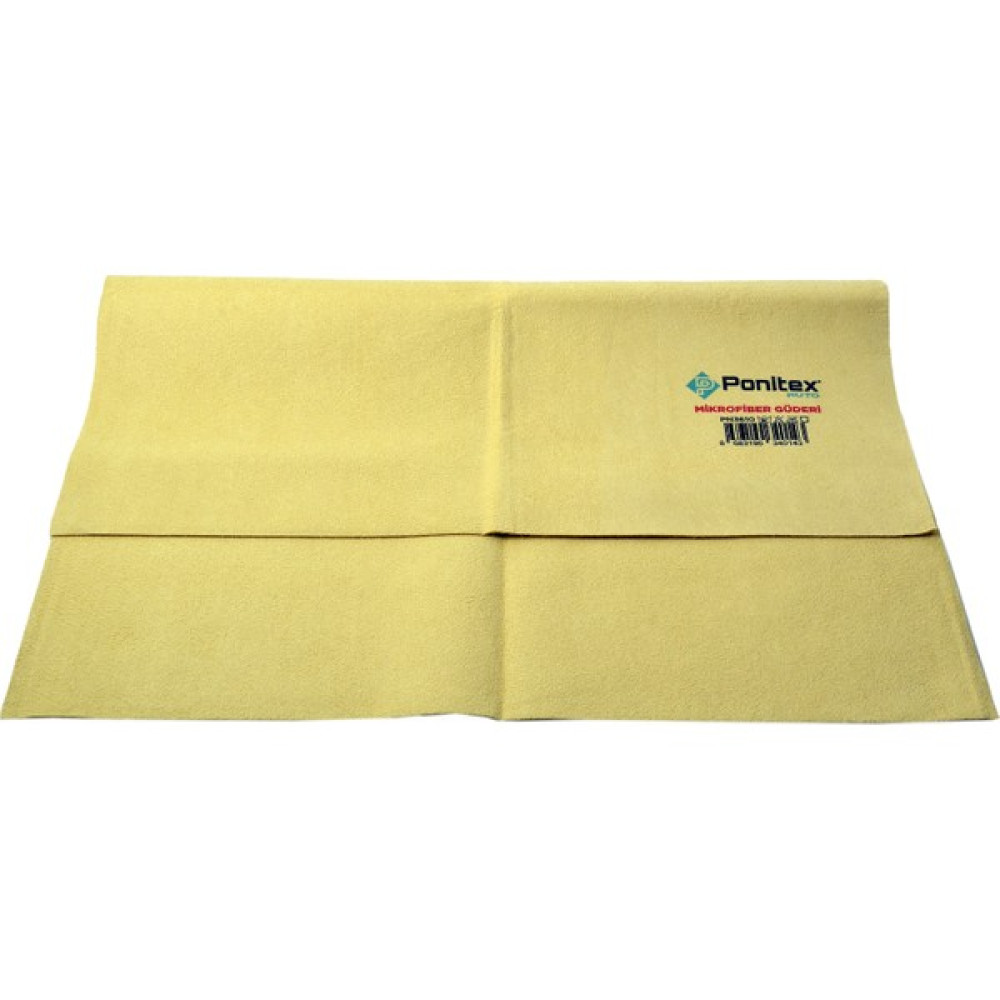 Ponitex 3610 (1 Adet) Mikrofiber Güderi Oto Kurulama ve Çok Amaçlı Temizlik Bezi 50X60 Cm. Oto Bakım Bezleri Fiyatı