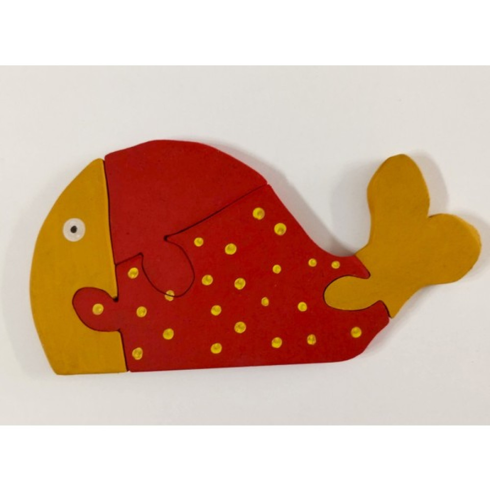 Ponpontoys Benekli Balık Sarı Kırmızı Ahşap Puzzle Yapboz Oto Boyaları Fiyatı