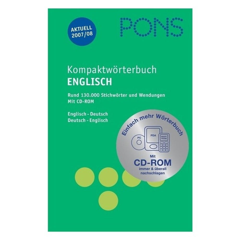 Pons Kompaktwörterbuch Englisch Deutsch Yabancı Dil Sözlükleri Fiyatı