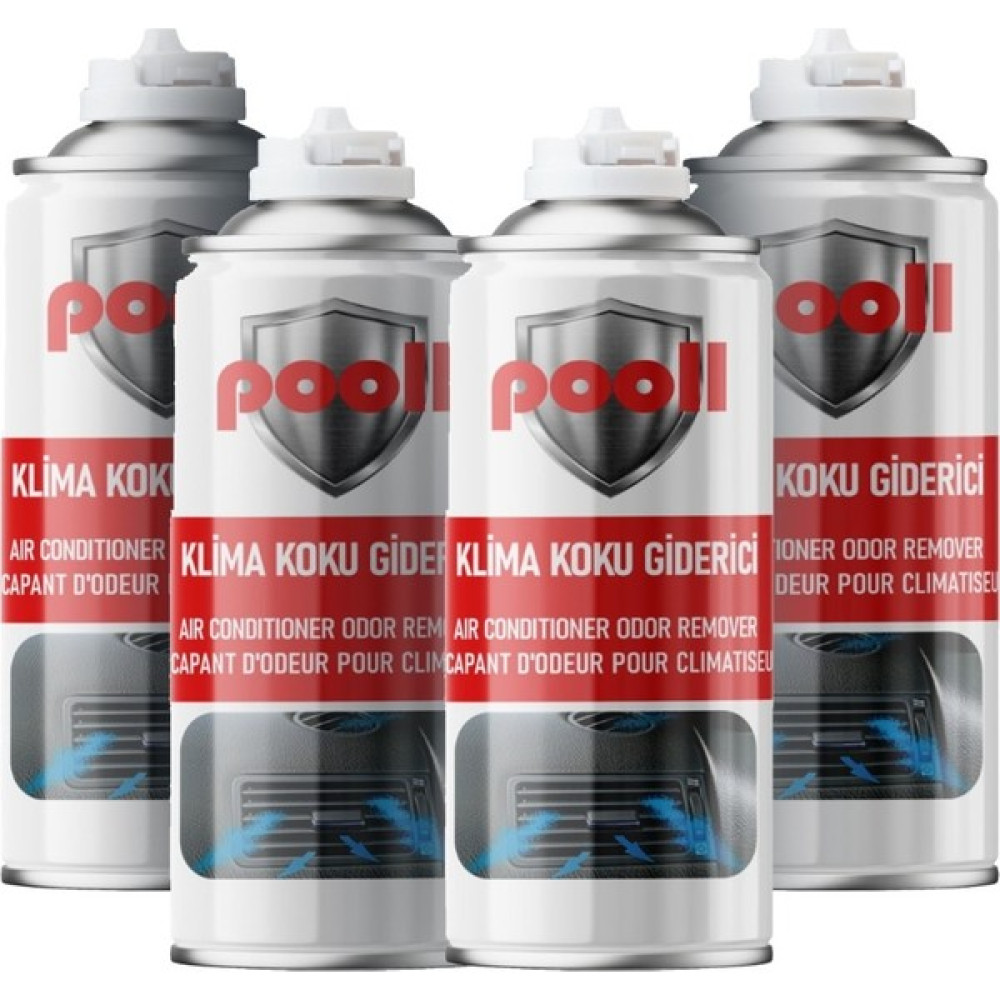 Pooll Klima Koku Giderici Koku Bombası 4 Adet 150ML (Portakal Çiçeği Kokulu) Oto Bakım & Temizlik Ürünleri Fiyatı