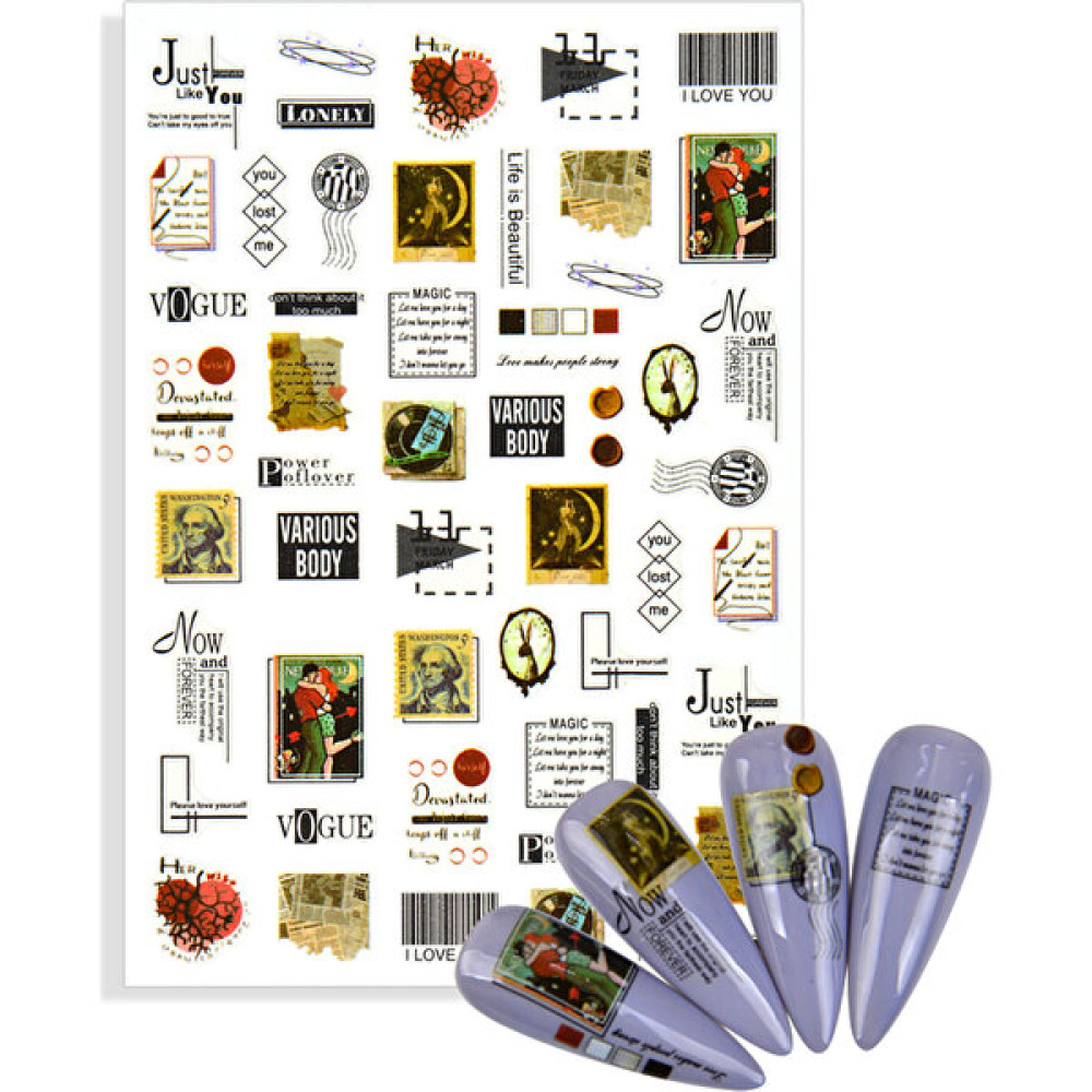 Pop Beauty Nail Art Tırnak Süsleme Sticker, Tırnak Dövmesi, Tırnak Tattoo - Renkli Tırnak Bakımı Fiyatı
