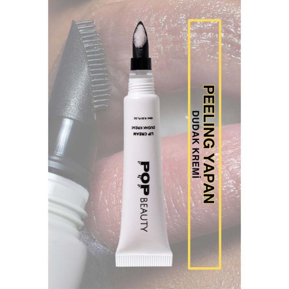 Pop Beauty Peeling Yapan Dudak Kremi, Dudak Nemlendiricisi, Dudak Balmı Pembe Dudak Bakımı / Koruyucu Fiyatı