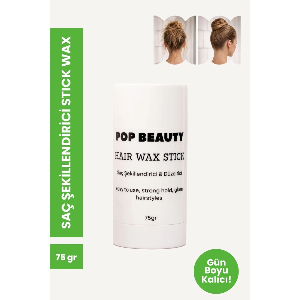 Pop Beauty Saç Şekillendirici Stick Wax 75 gr Güçlü Tutuş Tüm Saç Tiplerine Uygun Günlük Kullanım SSD / Solid State Drive Fiyatı