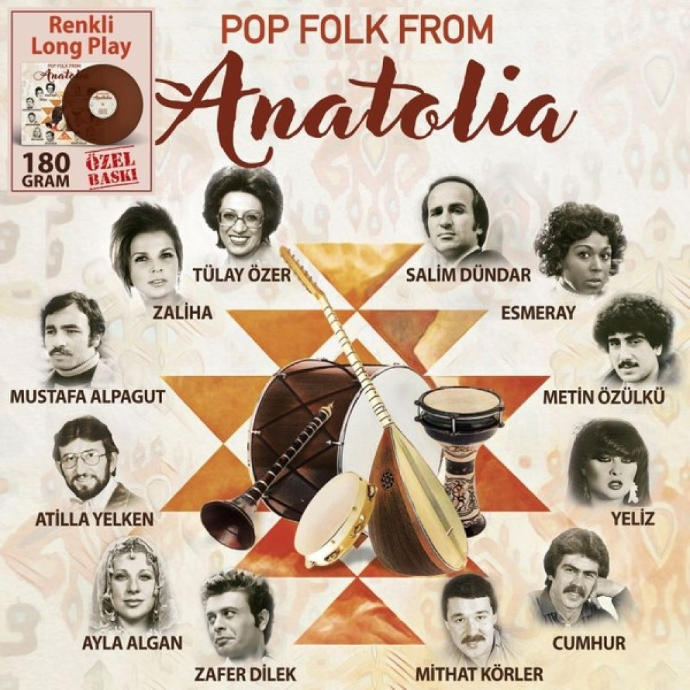 Pop Folk From Anatolia - Renkli LP - Plak Pikap & Aksesuarları Fiyatı
