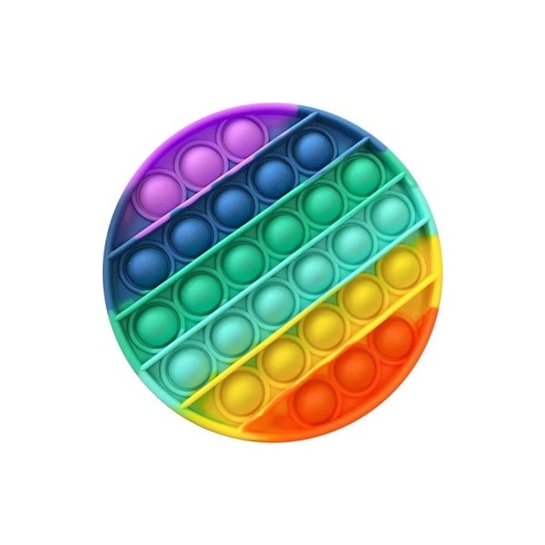Pop It Pop-It Push Bubble Fidget Özel Pop Duyusal Oyuncak Yuvarlak Diğer Fiyatı