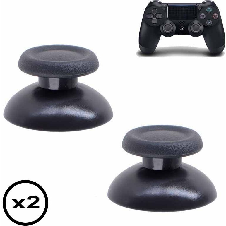 Pop Konsol 2 Adet Ps4 Analog Topuz Yedek Parça Ps V1 V2 Tüm Ps4 Kollara Uyumlu Ps4 Analog Thumb Stick - Siyah Diğer Fiyatı