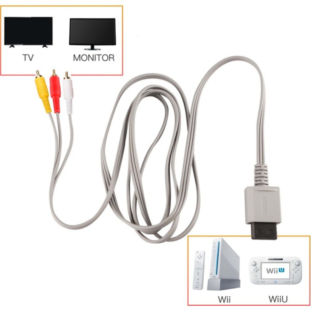 Pop Konsol Nintendo Wii Tv Av Kablosu Wii Görüntü Kablosu Wii Aksesuar Wii U Kablo Nintendo Oyunu Fiyatı
