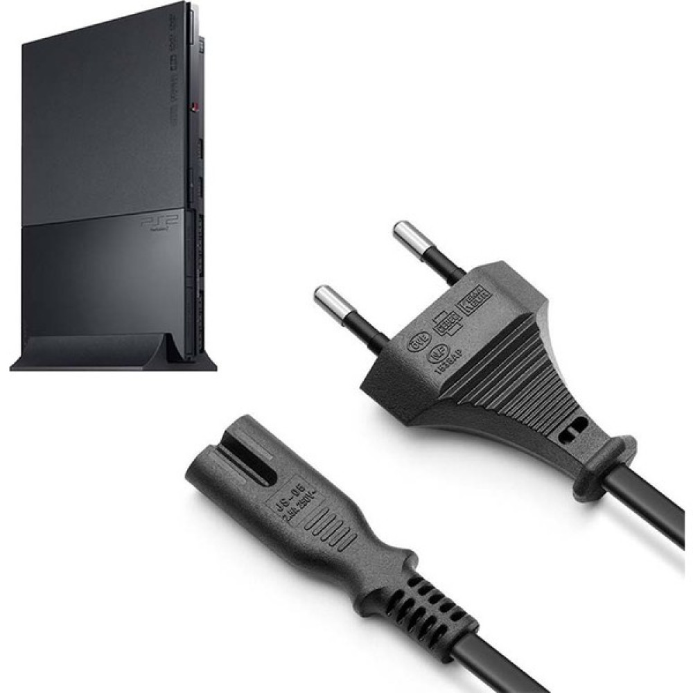 Pop Konsol Ps2 Güç Kablosu Playstation 2 Uyumlu Güç Kablosu Power 2 Pin Kablo PlayStation 2 - 3 Oyunları Fiyatı