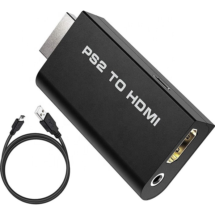 Pop Konsol PS2 Hdmi Dönüştürücü Adaptör PlayStation 2 TV ve Monitör HDMI Çevirici - Siyah Bilgisayar Çevirici ve Adaptörü Fiyatı