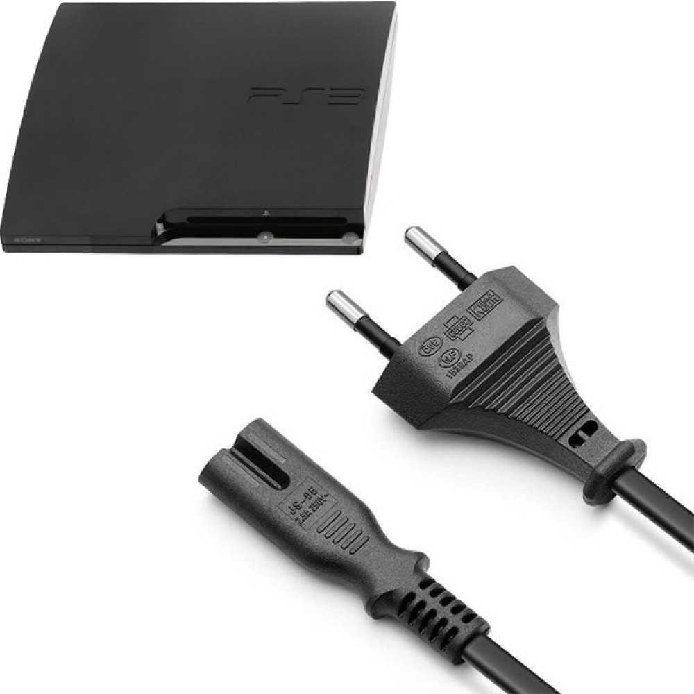 Pop Konsol Ps3 Slim Güç Kablosu 1.5m Playstation 3 Slim Kasa Uyumlu Ps3 Kablo Yedek Parça - Siyah PlayStation 2 - 3 Oyunları Fiyatı
