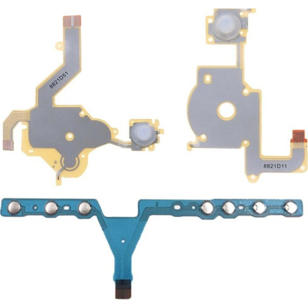Pop Konsol Psp 3000 Sol Sağ Orta Flex Tüm Psp 3000 Modeller Uyumlu Psp Yedek Parça Flex Seti Psp Tamir PS Vita Oyunları Fiyatı