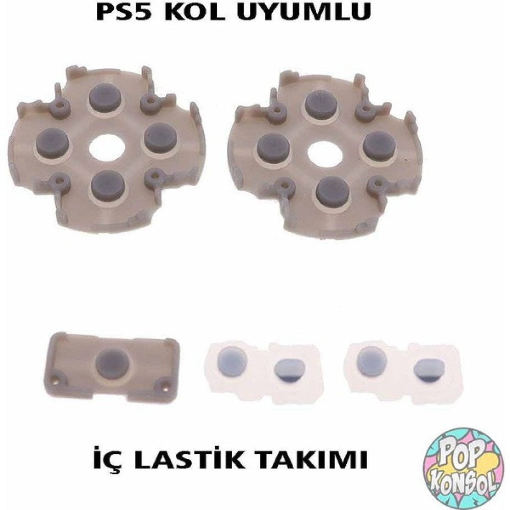 Pop Konsol Sony Playstation 5 Kol Silikon Lastik Takımı 5 Parça Ps5 Kol Tamiri Ps5 Yedek Parça Ps5 Uyumlu PlayStation 5 PS5 Oyunları Fiyatı