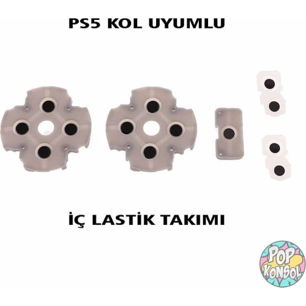 Pop Konsol Sony Ps5 Kol Iç Silikon Lastik Takımı Yedek Parça Playstation 5 Kol Tamiri Ps5 Lastik Seti Ps5 Tamir PlayStation 5 PS5 Oyunları Fiyatı
