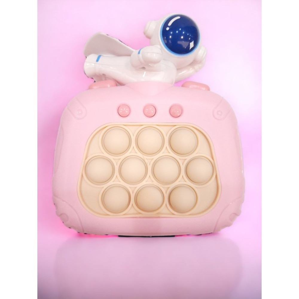Popit Toys Elektronik Popit, Quick Push Konsol Uçan Astronot Model Pembe Eğitici Oyuncak Fiyatı