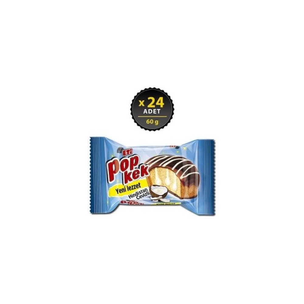 Popkek Hindistan Cevizli 60 G x 24 Adet - 1 Adet Oto Boyaları Fiyatı