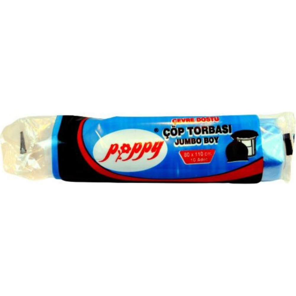 POPPY ÇÖP TORBASI 080*110 JUMBO MAVİ 25 PK/KL Oto Boyaları Fiyatı