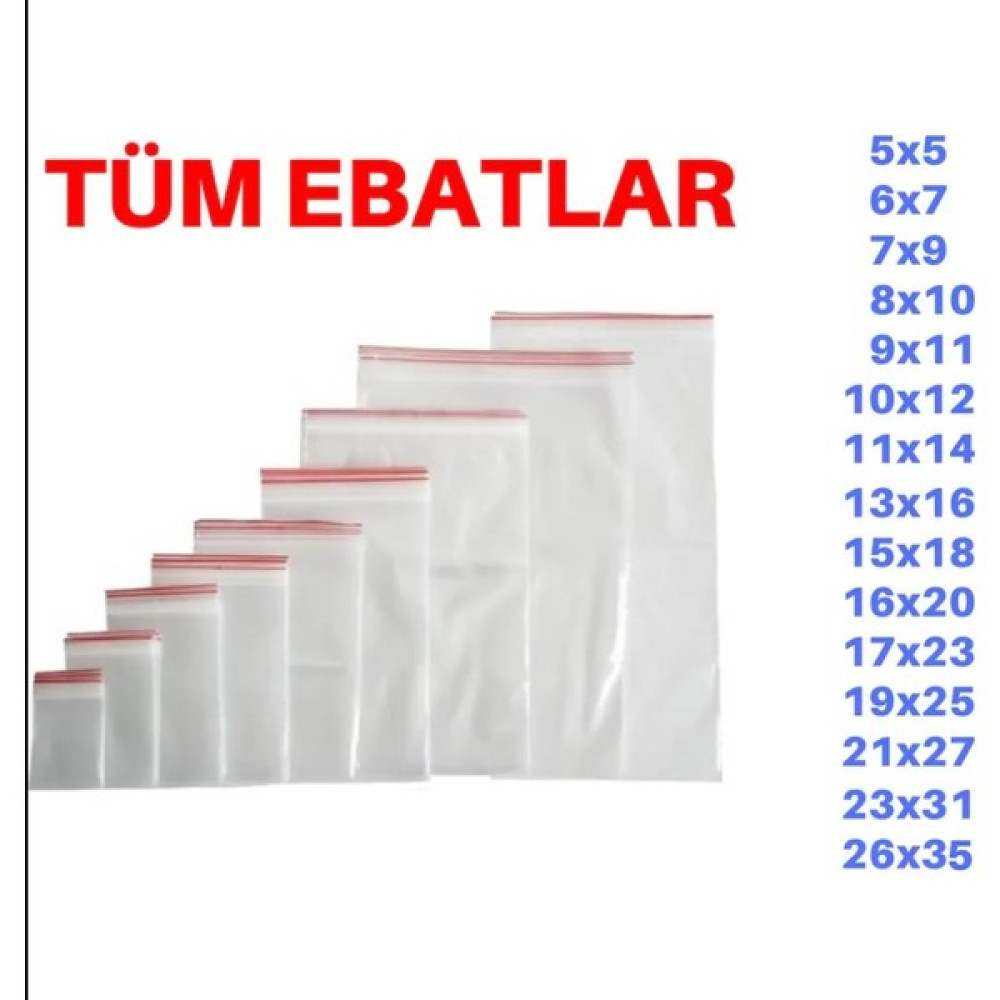 Poppy Kilitli Naylon Torba 100'LÜ - 9 x 11 cm Buzdolabı Poşeti Fiyatı