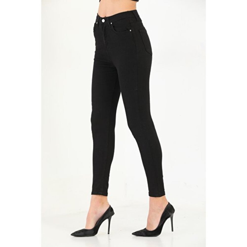 Poppytex Likralı Yüksek Bel Efsane Kot Pantolon Antrasit Renk 92CM Bayan Jeans / Kot Pantolon Fiyatı