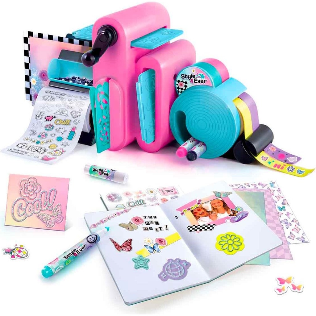 PopŞeker 3in1 Style 4 Ever Anı Defteri Yapım Seti – 150+ Aksesuarlı Kişiselleştirme ve Tasarım Seti - Kareler Çok Renkli Defter & Kağıt Ürünleri Fiyatı