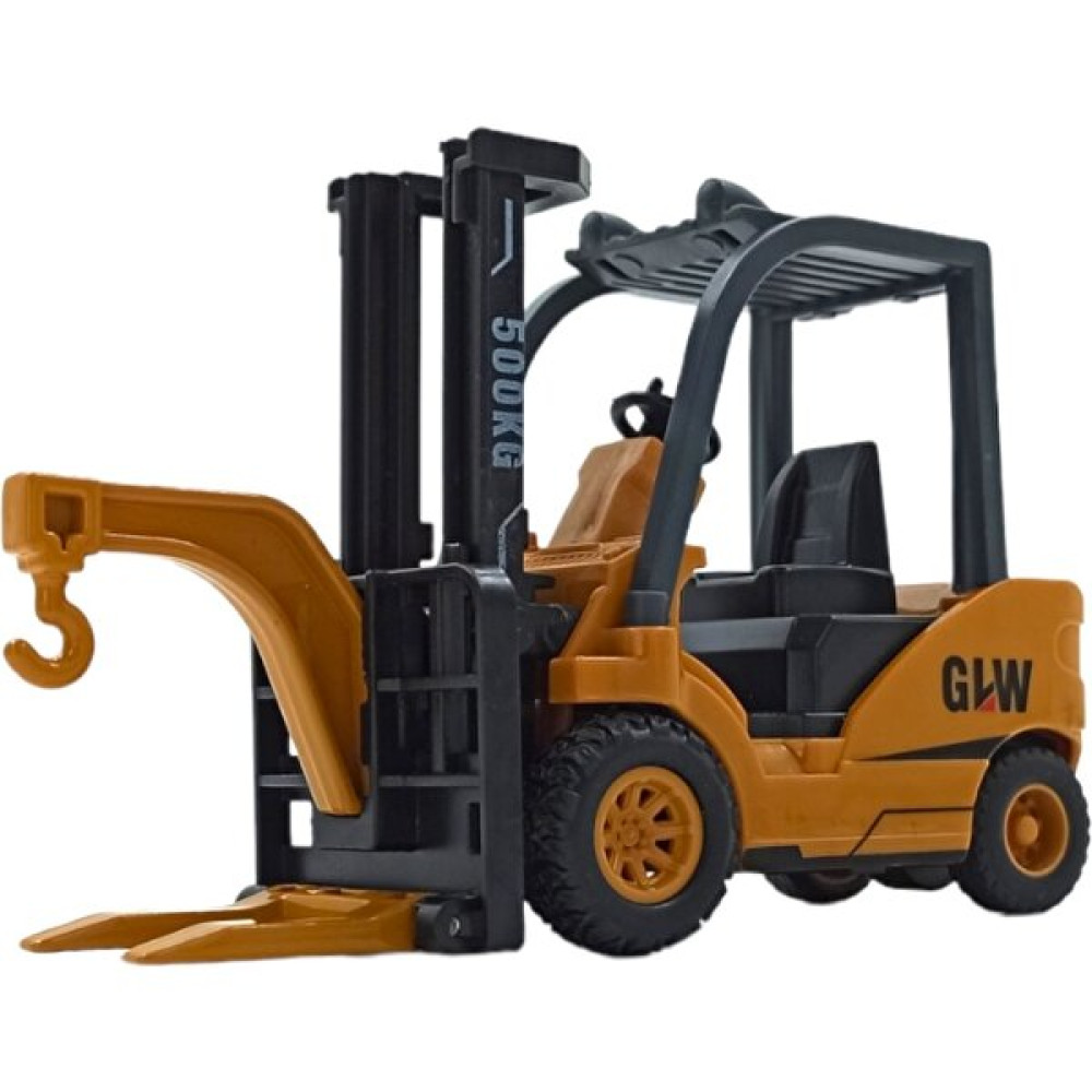 PopŞeker Gerçekçi Detaylarıyla Metal Forklift Ucuyla Sürtmeli Özellikli Oyuncak Forklift 13CM. Oyuncak Araç Fiyatı