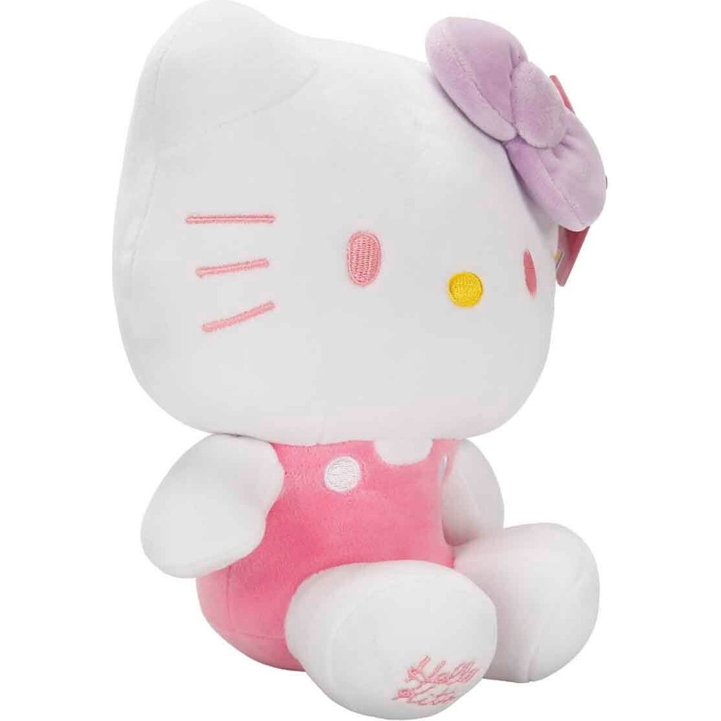 PopŞeker Hello Kitty Pembe Tulumlu Peluş Oyuncak – 22 cm Yumuşak Figür - Kareler Çok Renkli Anne Bebek Oyuncak Fiyatı