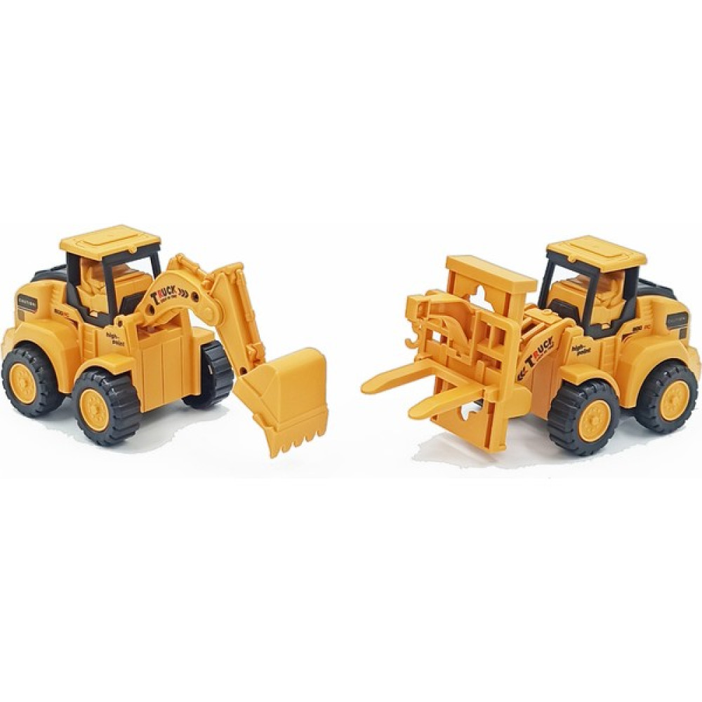 Popseker Oyuncak Kepçe ve Forklift Seti Bas Fırlat Özellikli Hareketli Aparatlı 16CM. Oyuncak Araç Fiyatı