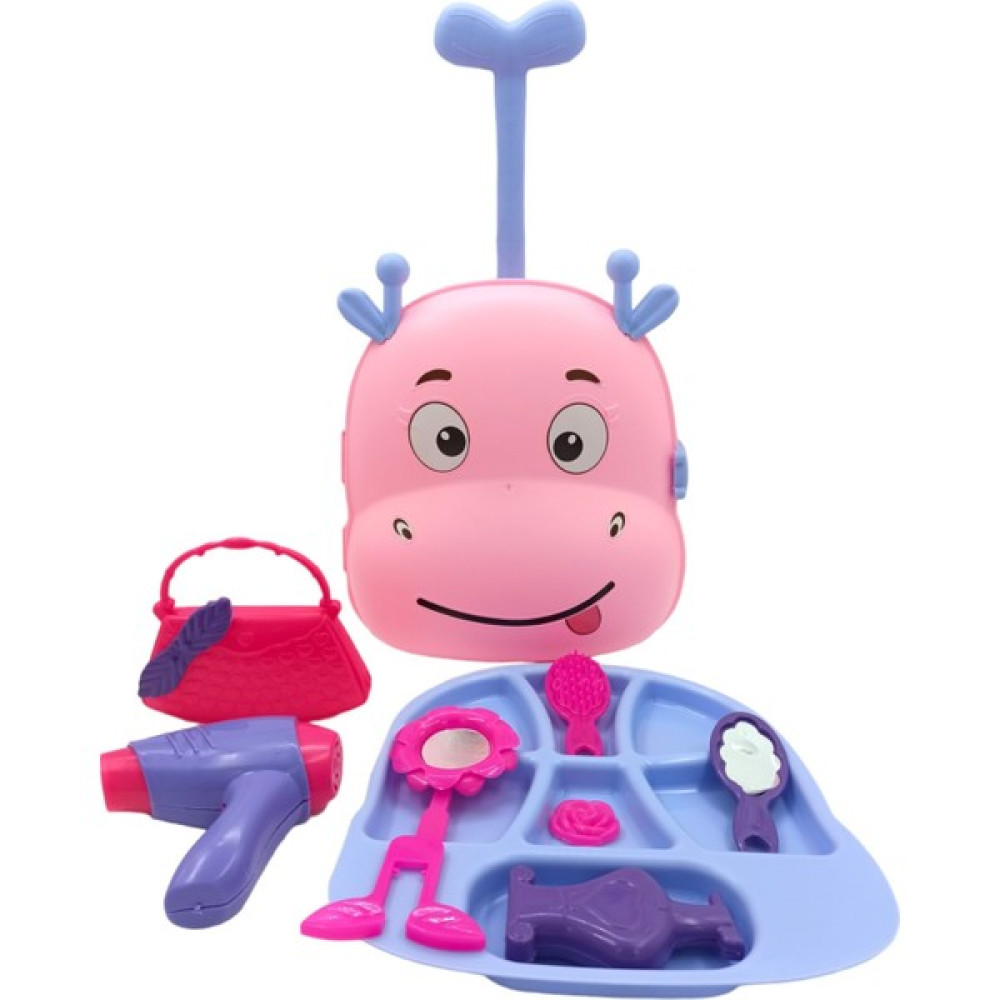 PopŞeker Oyuncak Makyaj Seti Çekçekli Valizli Çantalı Makyaj Seti 8 Parça 33X26CM. Valizli Eğitici Oyuncak Fiyatı