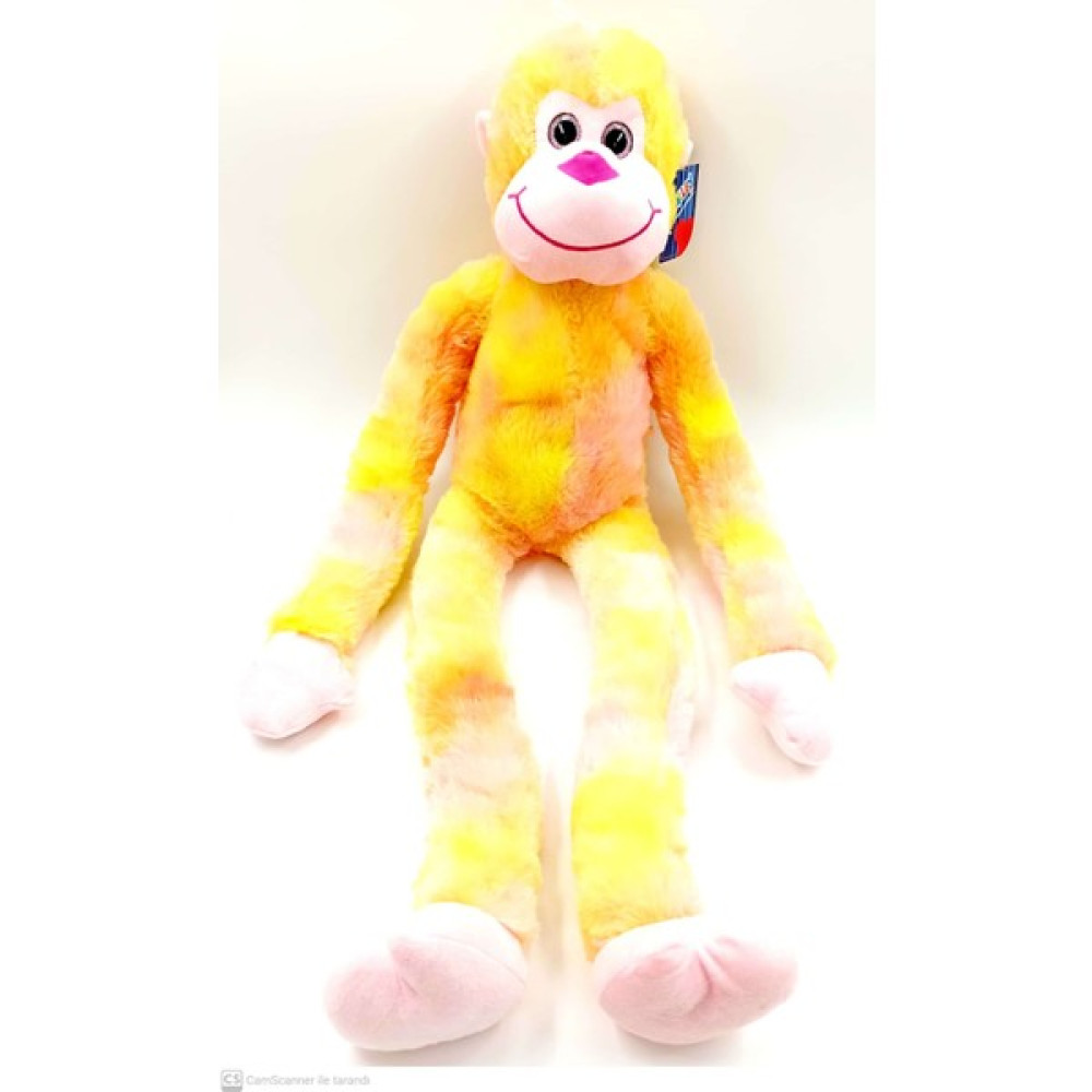PopŞeker Peluş Maymun Sevimli Peluş Sevimli Rengarenk Maymun Büyük Boy 85CM. - 02-Sarı Peluş Oyuncaklar Fiyatı