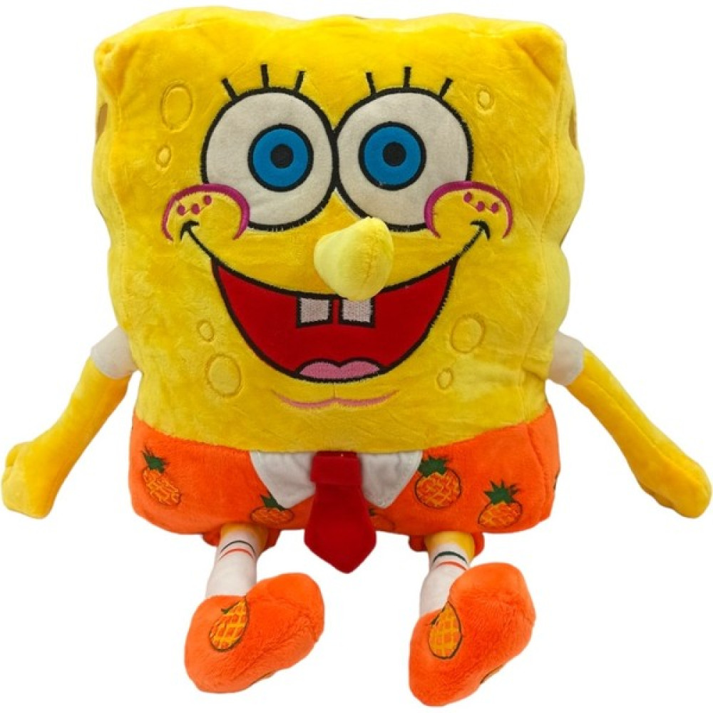 PopŞeker Sünger Bob Peluş Oyuncak 52CM. Turuncu Şortlu Peluş Oyuncak Sünger Bob Büyük Boy - Renkli Peluş Oyuncaklar Fiyatı