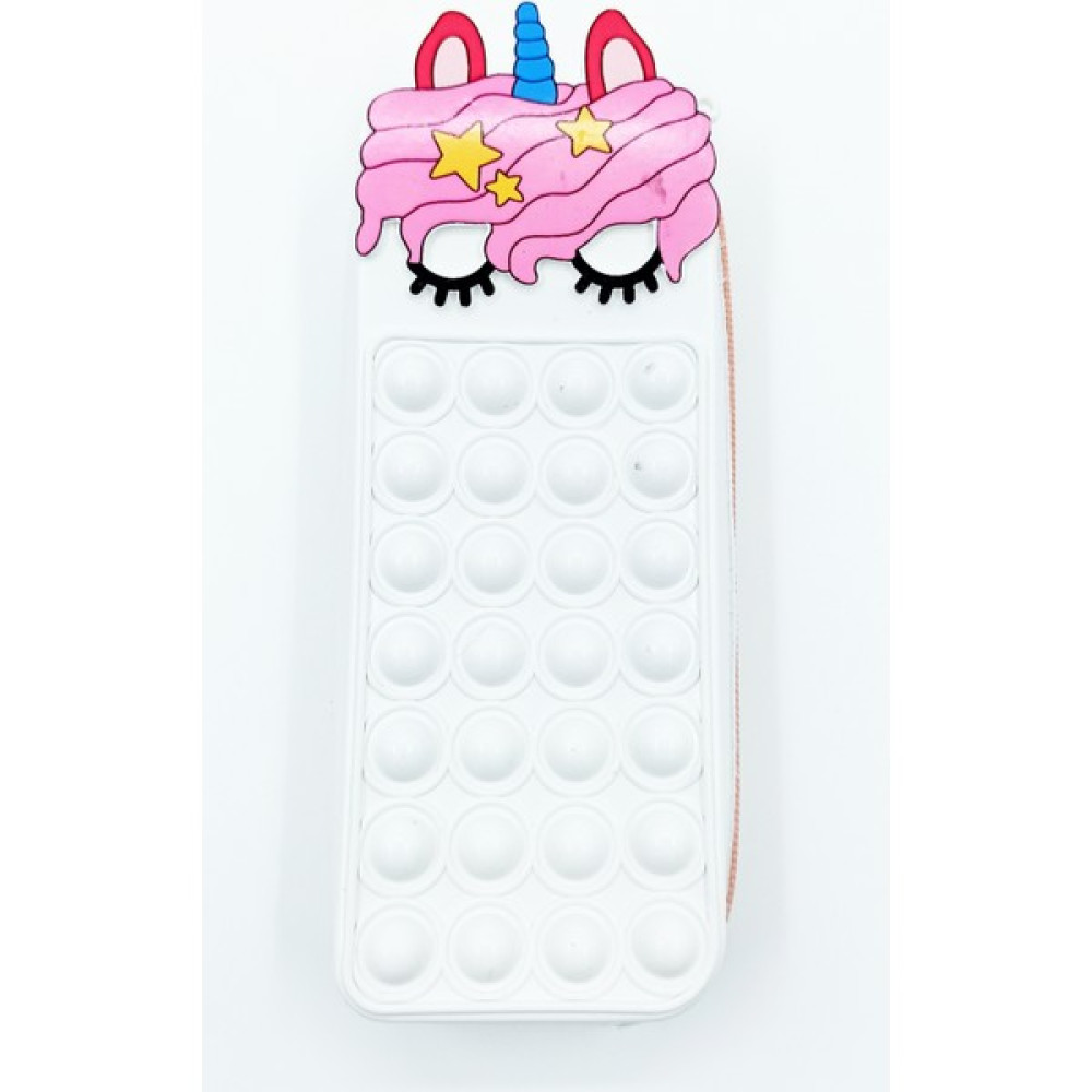Popseker Unicorn Popit Kalemlik 20CM. Okul Popit Kalemlik - Beyaz Kalemlik (Kalem Kutusu) Fiyatı