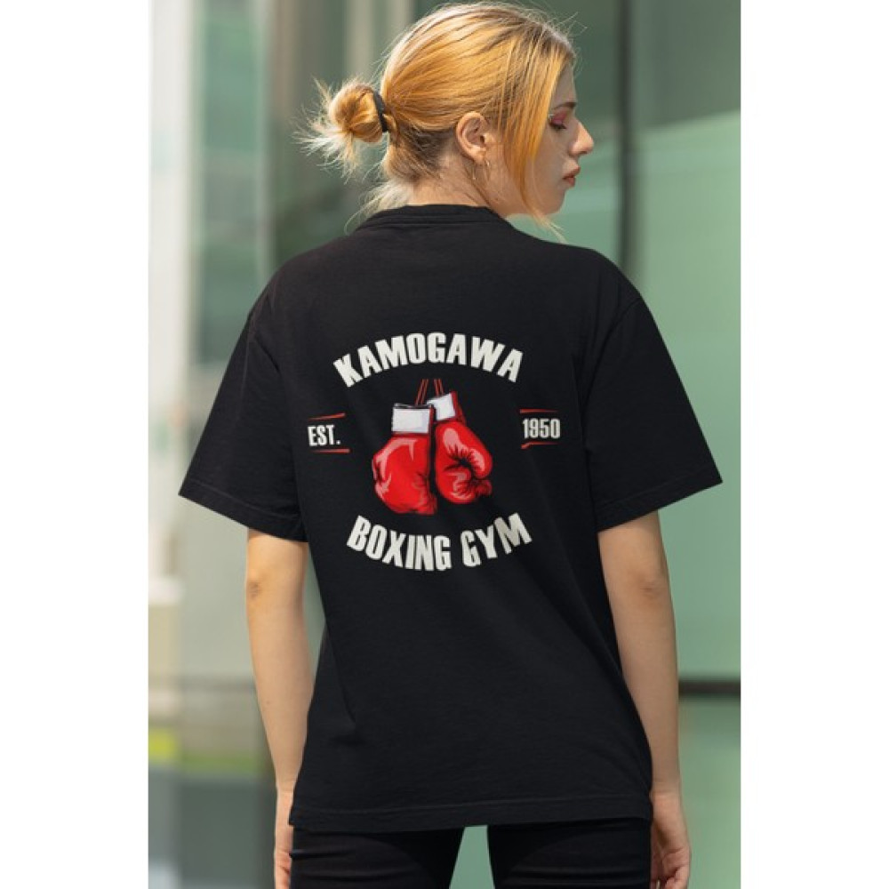 Populus Anime Hajime No Ippo Kamogawa Boxing Gym Tişört Erkek T-shirt Fiyatı