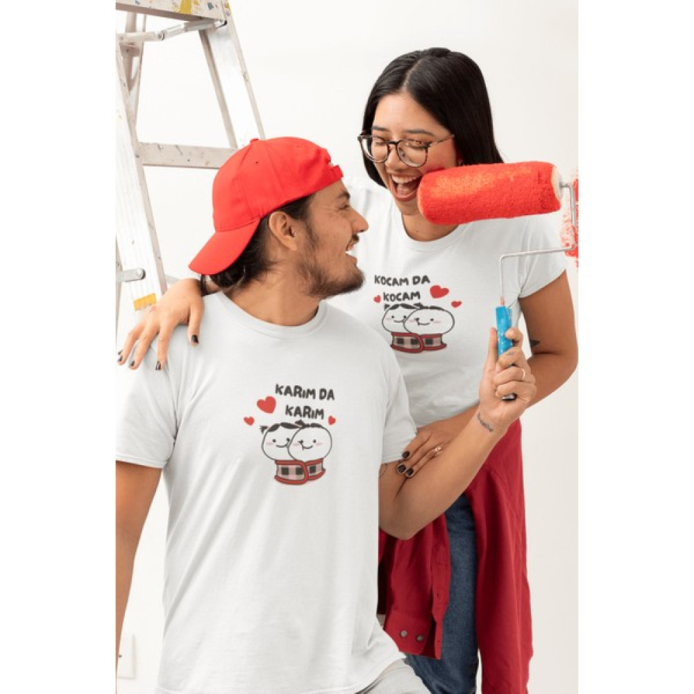 Populus Karım Da Karım Kocam Da Kocam Sevgili/çift/arkadaşlık 2'li Tişört Seti Erkek T-shirt Fiyatı