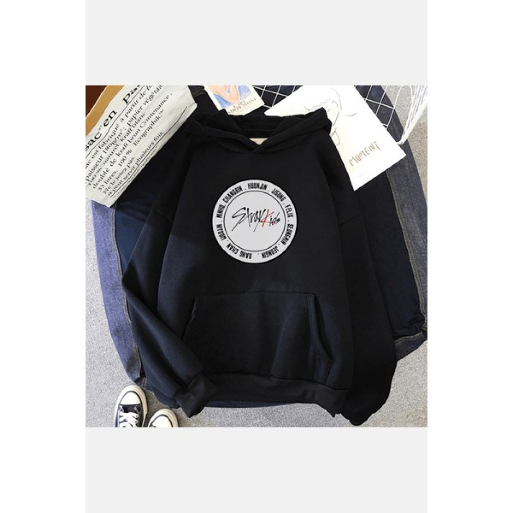Populus Stray Kids Logo Kapşonlu Sweatshirt T-Shirt & Sweatshirt (Outdoor) Fiyatı