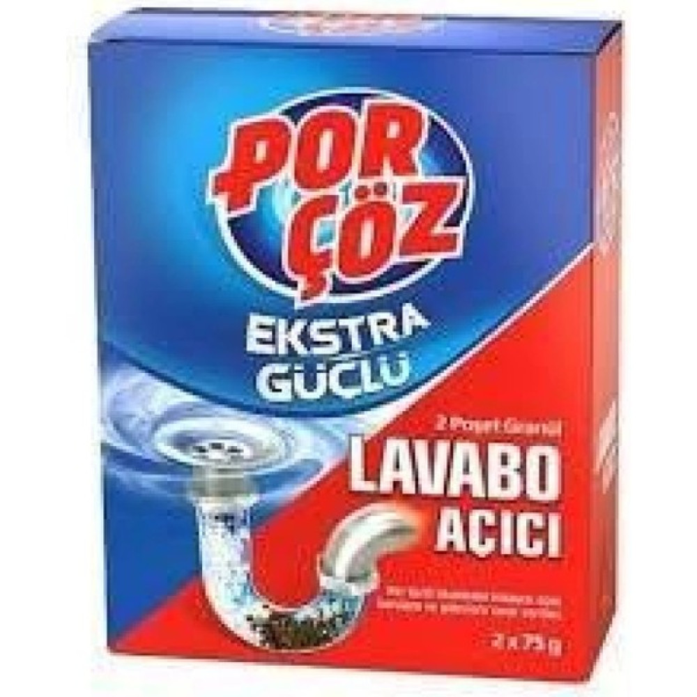 Porçöz 2X50GR Lavabo Açıcı Lavabo Fiyatı