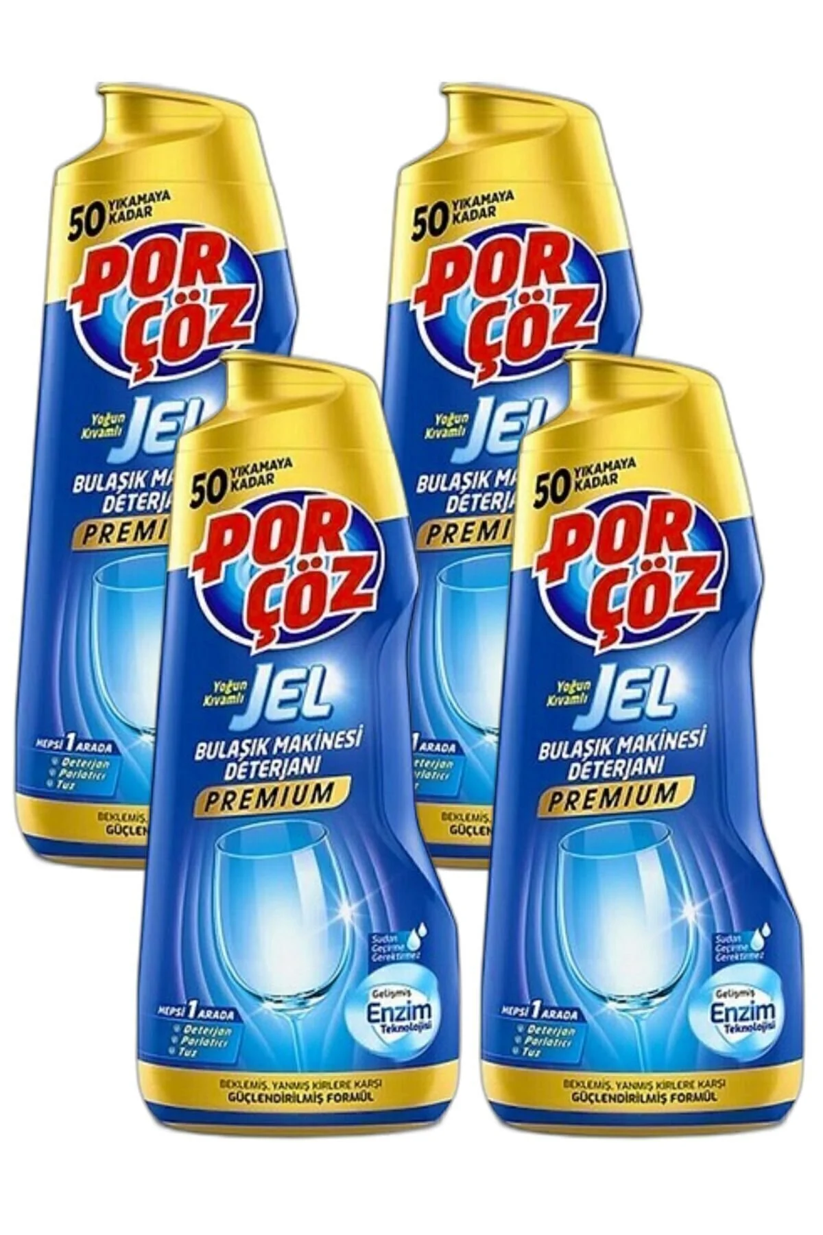 Porçöz Bul. Makinesi Deterjanı 900ml 4 Adet" Bulaşık Yıkama Fiyatı