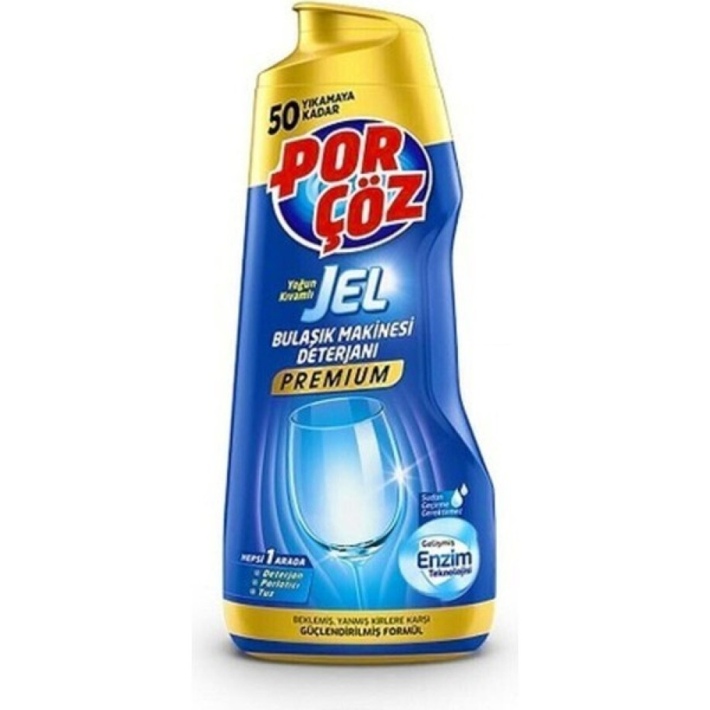 Porçöz Bulaşık Makinası Deterjanı Jel 900 ml - Beyaz Bulaşık Yıkama Fiyatı