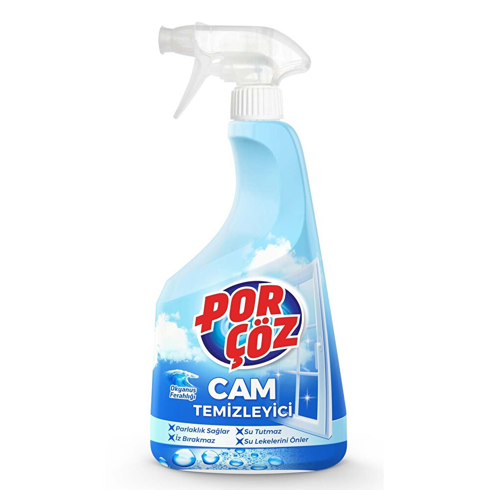 Porçöz Cam Temizleyici Sprey 500 ml Parlatıcı ve Temizleyiciler Fiyatı
