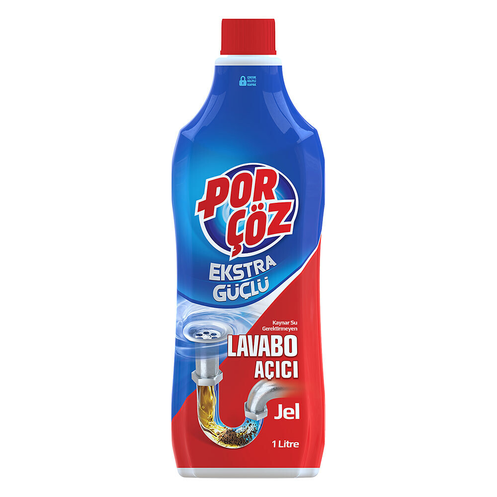 Porçöz Jel Lavabo Açıcı 1000 Ml Ev Temizliği Fiyatı