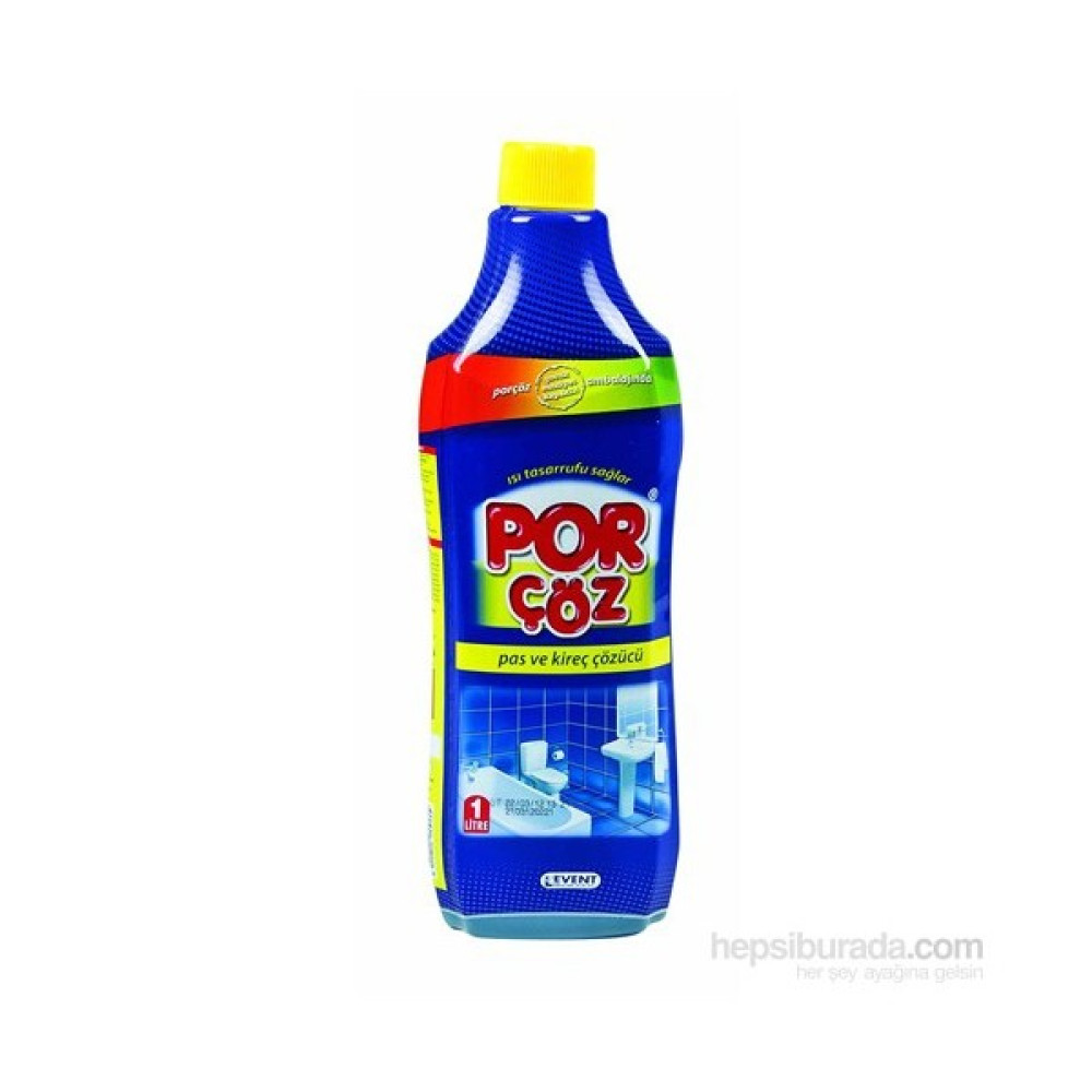Porçöz Pas ve Kireç Sökücü 1 Litre Temizlik Malzemeleri Fiyatı