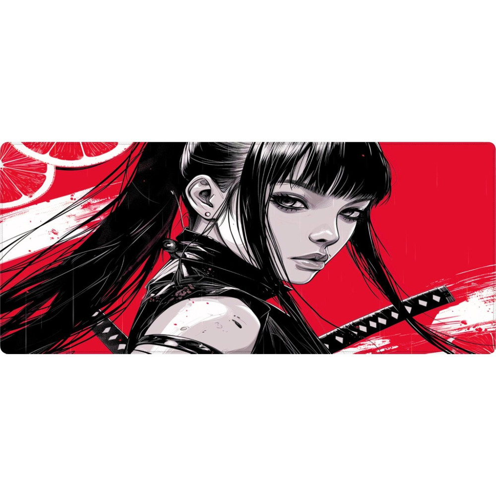 Porge Pro Gaming Mouse Pad 80X30 Shogun Mouse Pad Xl Büyük Oyuncu Mousepad Kenar Dikişli Yıkanabilir Speed Mause Pad - Kırmızı Mouse Pad Fiyatı