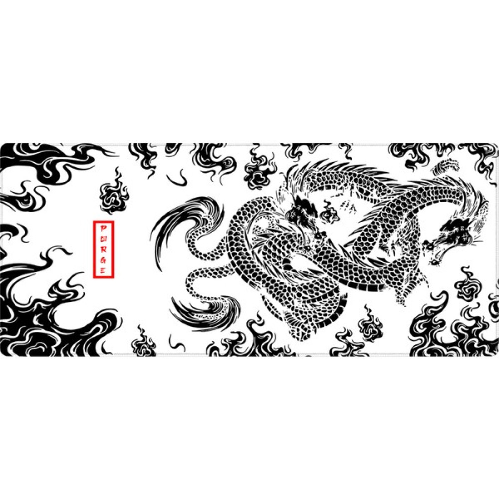 Porge Pro Gaming Mouse Pad 90X40 Dragon Mause Pad Xxl Büyük Oyuncu Mousepad Kenar Dikişli Yıkanabilir Speed Mause Pad - 90X40 CM - Beyaz Mouse Pad Fiyatı