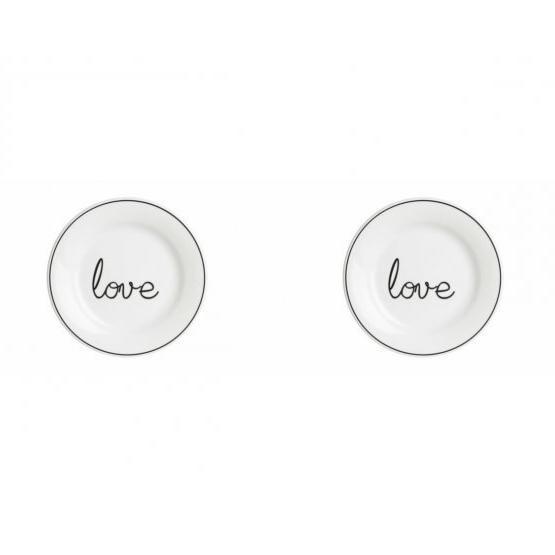 Porland Hope Love 17 cm Düz Tabak