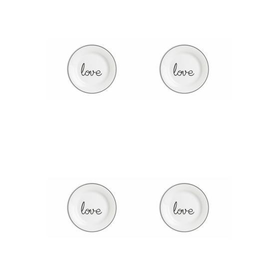 Porland Hope Love 17 cm Düz Tabak