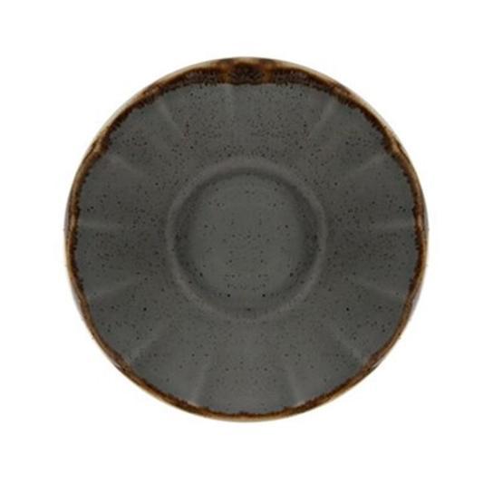 Porland Seasons Koyu Gri 12 cm Çay Tabağı