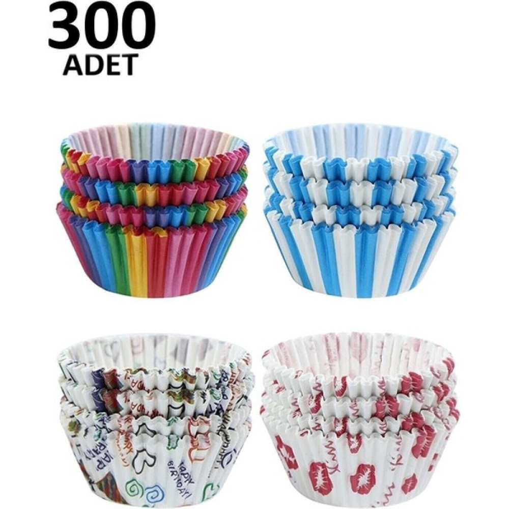 Porlistan 300 Adet Muffin Cupcake Kağıdı, Renkli Kağıt Muffin Kek Kalıbı Kek Kalıpları Fiyatı