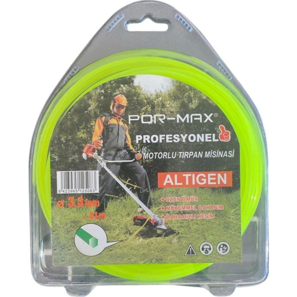 Pormax Sılen Tri mmer Line Motorlu Tırpan Ot Biçme Misinası Sarı 2 mm 15 m Oto Boyaları Fiyatı