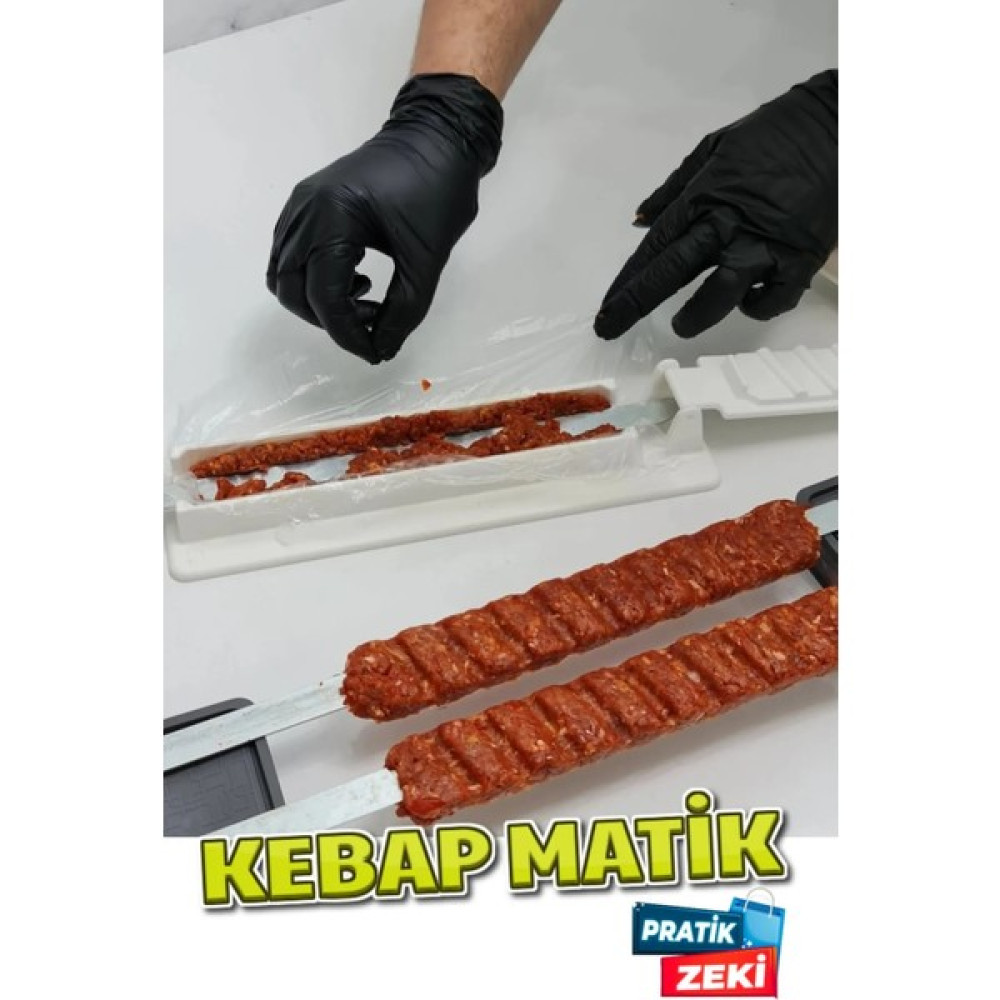 Porselen Diyarı Kebapmatik Adana Urfa Kebap Kalıbı Aparatı Pratik Hızlı Kebap Makinesi Kutusu Kebap Matik Mutfak Gereçleri Fiyatı