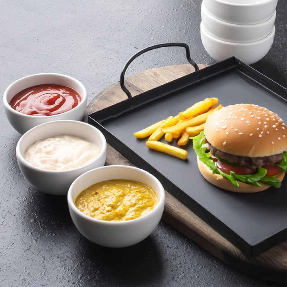 Porsima Te-154 Soft 6 lı Reçellik Sosluk Çerezlik Sunumluk Kahvaltılık Stoneware Kase Seti - Beyaz Kase Fiyatı